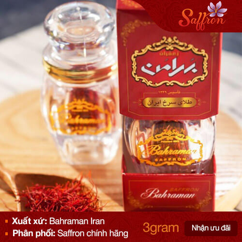 Bahraman Saffron lọ 3 gram